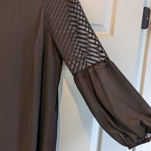 Black Retro-style Shift Dress Size M